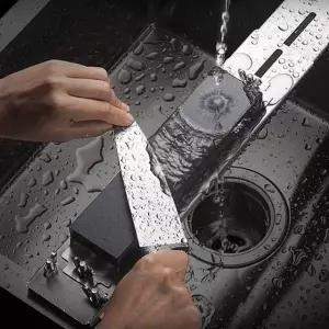 싱크대 숫돌 스테인리스 연마대 고정 홀더 거치대