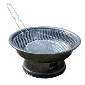 숯불 화로 그릴 원형 불판 야외 바베큐 캠핑