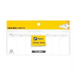플래너스티키노트 주간플래너 프린텍 (KYR-WFFI4TU)