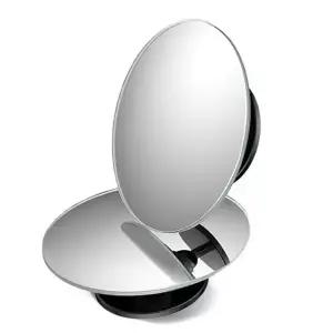 사각지대 보조미러 클리어 흡착식 사이드미러 2팩 자동차 미러 (WFKL08A)