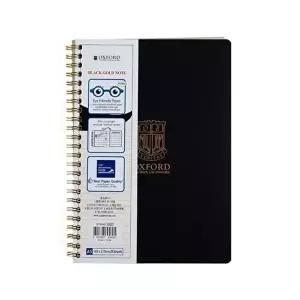 블랙PP 스프링노트 A5 80매 좌철 옥스포드 (KYR-WC1D589)