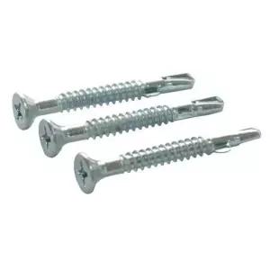 SDS FH 8x55 SRW WING 명화금속직결피스(날개형) 1봉 8x55 500EA(백색)