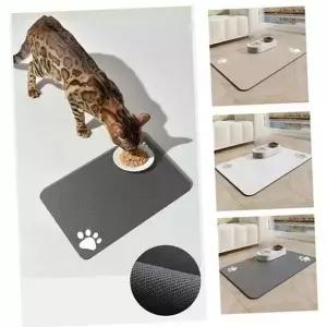 반려동물 식기 매트 규조토 강아지 고양이 식사 깔개 물그릇 방수