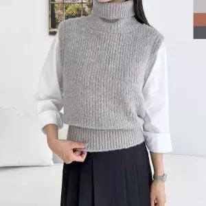 박시핏 빅사이즈 루즈핏 조끼코디 여성베스트 정장 (WFKLCQ5)