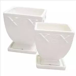 다육식물 세라믹 화분 미니 인테리어 베란다 장식 사각