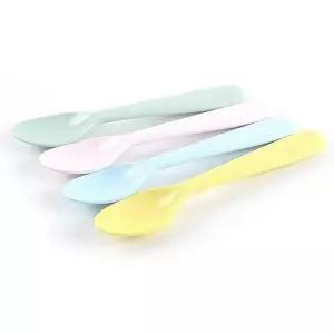 파스텔 색상 디저트 스푼 4개입 칼라스 숟가락 식기 요거트 수저