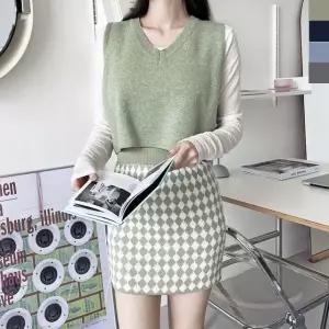 겨울 여자조끼 오버핏 여자베스트 베스트 패딩 정장 (WFKLDQ2)