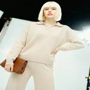 [휴드]소펠즈 데일리 라운지 니트 투피스 세트