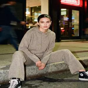 [휴드]나렐 라운지웨어 니트 투피스 세트