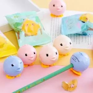 [룽스]병아리 모양 휴대용 병아리연필깎이 미니 연필깎이