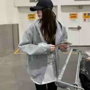 [라일리의류] Rly 빅사이즈 남녀공용 후드집업 오버핏 루즈핏 후드집