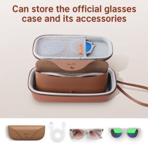 Ray-Ban Meta Wayfarer RW4008/RW4006 Skyler 헤드라인 휴대용 가방 Anti-fall Soft VR 안경 HIBLOKS