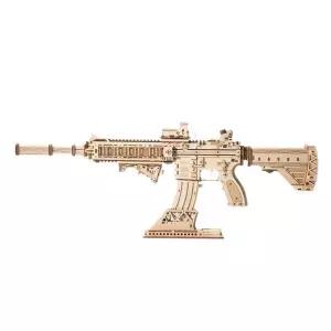 M416 나무총 우드 나무 아트 개머리판 키덜트 연극 완구 모형
