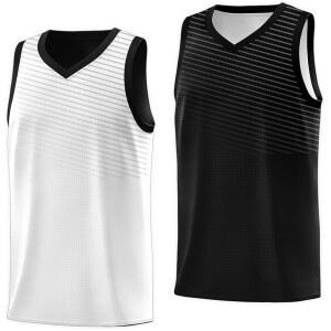 KXK 블랭크 유소년 리버서블 농구 유니폼, 남학생용 스포츠 운동 연습용 셔츠 의류