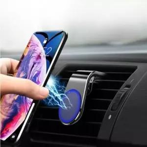( )차량용 거치대 송풍구 집게형 스마트폰 거치 마그네틱
