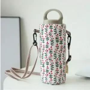 미니 텀블러백 캔버스 에코백 가방 크로스 텀블러가방 미니 커피 크로스백