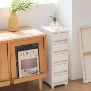 창신리빙 프랑코 틈새 슬림 서랍장 안방 드레스룸 5단