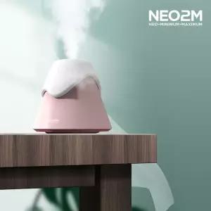 NEO2M 휴대가 편한 미니 초음파 가습기 H10대용량 통세척 사무실 세척편한 무드등 가정용 책상 용가 탁상