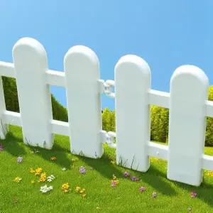 말뚝형 플라스틱 울타리 (5p 50x16cm A) DK06화단분리대 실외 가드닝 조경 텃밭 경계 마당 꾸미기 낮은정원