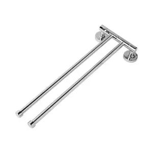 2단 스텐 수건걸이 DK74스테인리스 욕실용품 악세사리 정리 다용도이 타올이 옷이 후크이