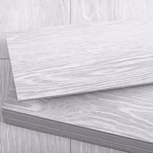 3T점착데코타일 엔틱 라이트그레이 AZWTI31바닥보수 인테리어 베란다시공 사무공간 다용도 장판 셀프 현관