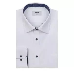 갤러리아 [레노마 셔츠] 모달 필라필 스판 일반핏 긴팔셔츠 RQSSG0012WH[갤러리