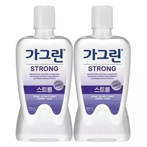 고품질 가그린 스트롱 구강청결제 750ml x 2개 구강세정제 동아가그린 가그린오리지널 가그린제로 WFHW41L