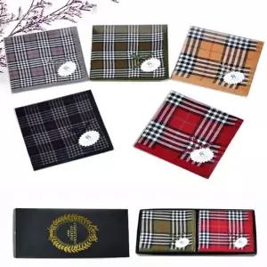 고급면 크리스찬오자르 자수 남여 손수건 10매입 소프트촉감 편안한 20대 30대 40대 50대