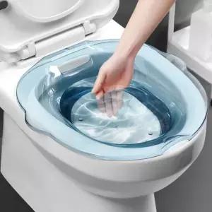 좌욕기 가정용 변기 대야 임산부 좌욕 용기 걸이형