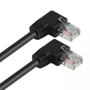 랜 케이블 랜선 인터넷 우측꺾임 KW CAT.5E UTP 15m 연결 노트북 LAN 렌케이블