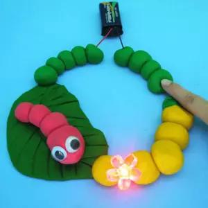 터치 램프 점토 만들기 5인 세트놀이클레이 공작 찰흙 색클레이 컬러 공예