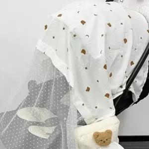 유모차 햇빛가림막 가리개 썬커버 모기장 선쉐이드 자외선 차단 통풍 벌레 방충망 여름 휴대용