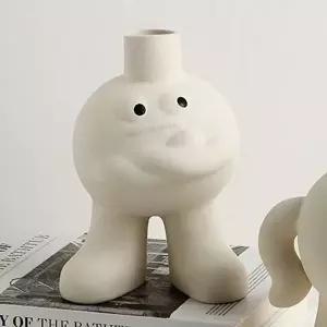 도자기 화병 인테리어 세라믹 꽃병 오브제