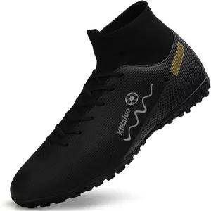 키칼루오 남자 축구화 하이탑 레이스업 논슬립 스파이크 운동화