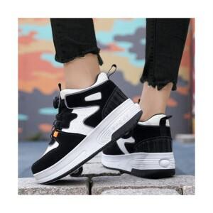 바퀴달린신발 운동화 더블 휠 변형 남녀공용 탈착식 휠슈 인라인 스케이트 바퀴달린 신발 간편한