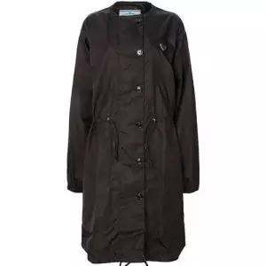 프라다 25FW 다크브라운 리나일론 윈드브레이커 레인코트 292285 1WQ8 F0003