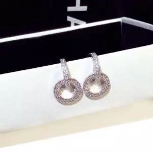 플래시 다이아 더블링 귀걸이-화이트 WC83FEC