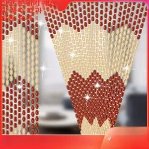 레트로 구슬 문발 인테리어 출입문 커튼 현관 중국집 빈티지 파티션 비즈발