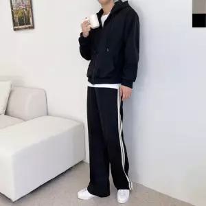 블레오 남자 커플 오버핏 투웨이 후드집업 팬츠 세트 DM25121415