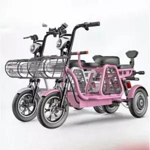 세발 전기자전거 등하원 3인용 접이식 전기스쿠터