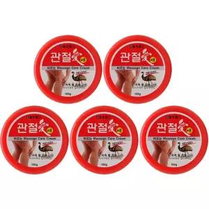 웰빙헬스 관절애 바르는 마사지크림 (100g/뚜껑형)X5개