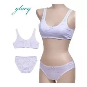 초등학생 1단계 스포츠 브라팬티세트 하트패턴 여아 WC7B622