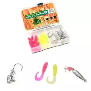 루어낚시 스푼 웜 지그헤드 태클박스 채비세트-WFICHGS
