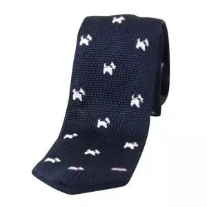 헨릭 아가타 수동니트넥타이 폭5.5cm 네이비 HR165 수동넥타이 니트넥타이 패턴넥타이