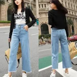 통청바지엄마청바지 가을바지 여행 팬츠 직장인 데님 WD36AD3