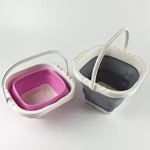 고품질 대용량 접이식 미술물통 사각 미술물통 물감물통 수채화물통 접이식물통 자바라물통 WFIEPOF