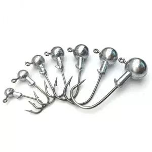 7G 10G 14G 20G 지그헤드 벌크세트 웜 바늘 배스낚시-WFIF5MM