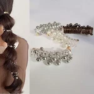 돌돌이 헤어끈 스프링 머리끈 와이어-WFIJKX1