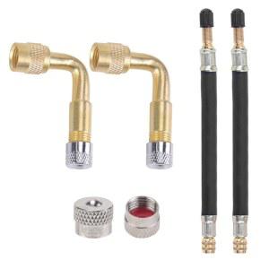 자전거 밸브 캡 튜브 뚜껑 마개 자동차 타이어 확장 어댑터 승용차 오토바이용 스템 확장기