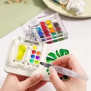 고품질 수채화 팔레트 물감 스케치 세트 15색 팔레트 스케치 15색 WFIMIPZ